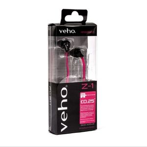 Veho VEP-003-360Z1 Noise Isolating Earphones w/ Flex Anti Tangle Cord